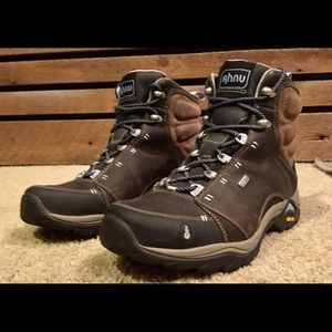 Ahnu hiking boots!
